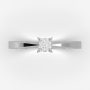Δαχτυλίδι Invisible EM164 σε Λευκό Χρυσό 18Κ με Διαμάντια